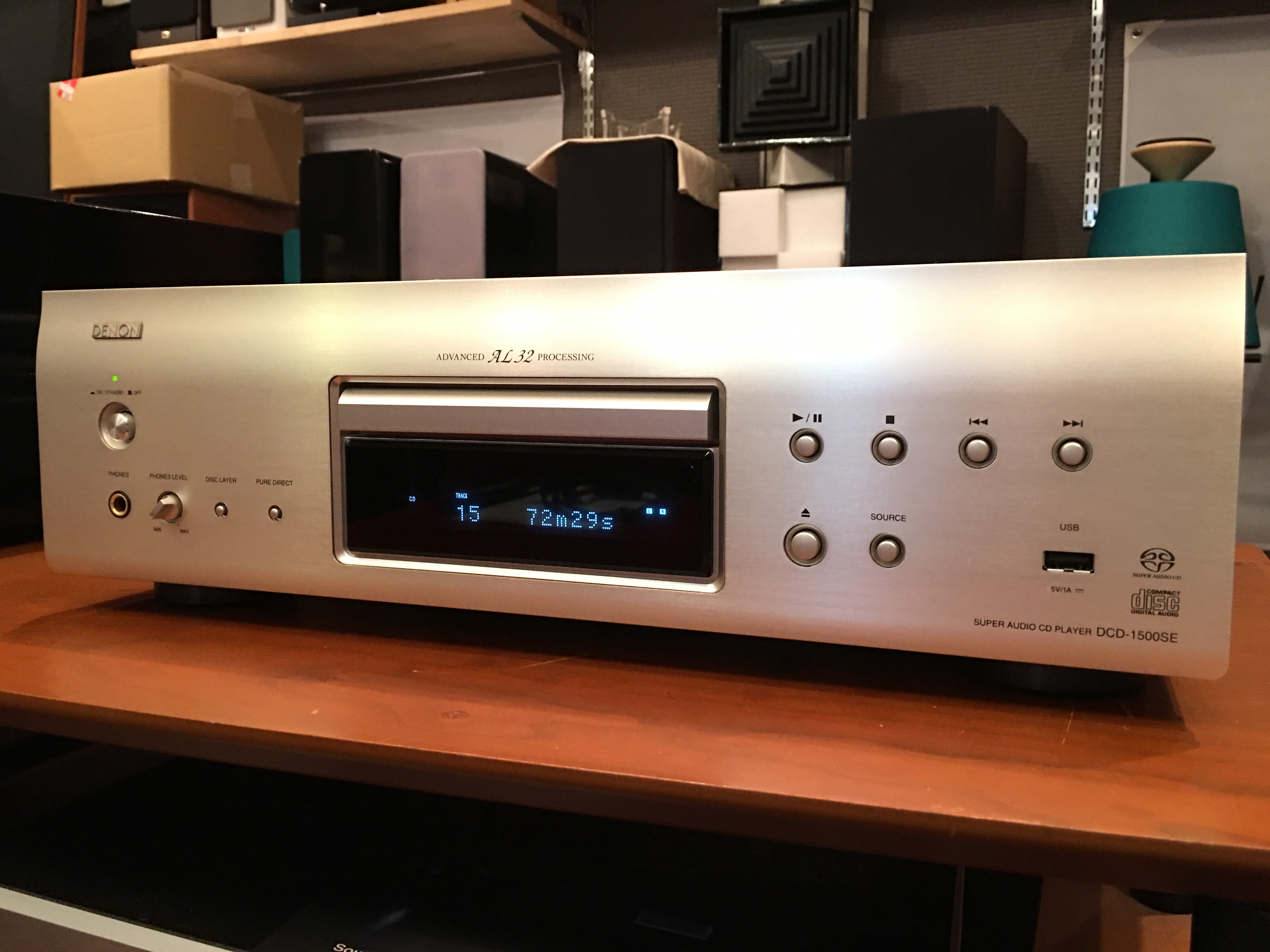 DENON SACDプレイヤー DCD-1500SE 中古品入荷致しました