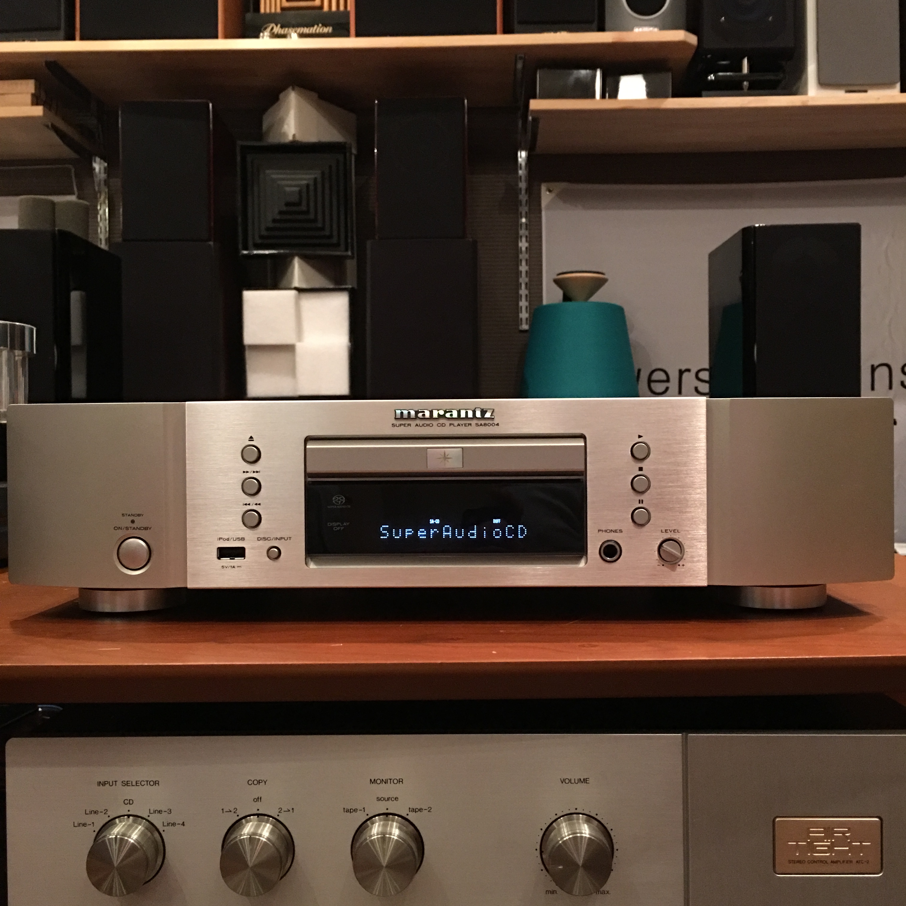 2/10 値下げしました Marantz SACDプレイヤー SA8004 ＆プリメイン